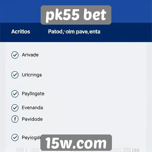 Métodos de pagamento aceitos no pk55 bet